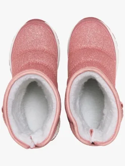 Viking Equip Glitter Pull-On WP Vinterstøvler, Pink