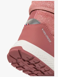 Viking Equip Glitter Pull-On WP Vinterstøvler, Pink