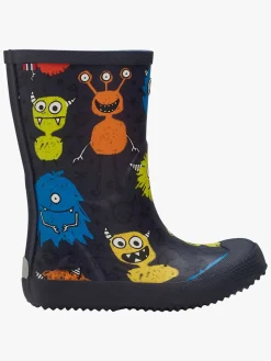 Viking Indie Print Gummistøvler, Navy/Multi