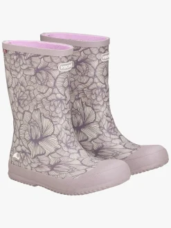 Viking Indie Print Gummistøvler, Dusty Pink/Cream