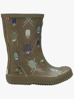 Viking Indie Print Gummistøvler, Khaki/Linen