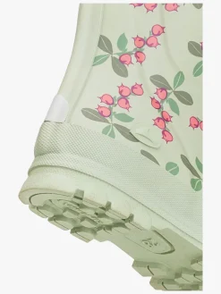 Viking Jolly Print Gummistøvler, Mintgrøn/Lyserød