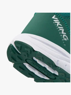Viking Knapper Reflex Mid WP 1V Sneakers, Dark Green