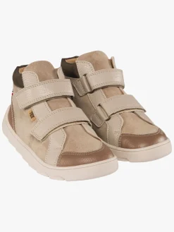 Viking Molde Barefoot Mid TEX 2V Jr Sneakers, Dark Natural