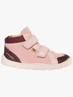 Viking Molde Barefoot Mid TEX 2V Sneakers, Light Pink