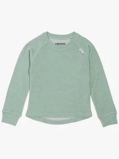 Viking Play Merino Skiundertrøje, Grøn