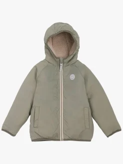 Viking Play  Vendbar Fleecetrøje, Olive