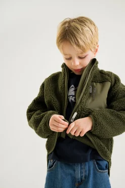 Viking Playtime Fleecetrøje, Olive