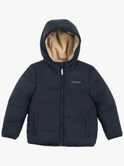 Viking Playtime Vendbar Dynejakke/fleecetrøje, Navy