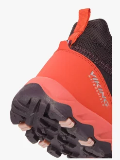 Viking Track Mid SL WP Sneakers, Plum