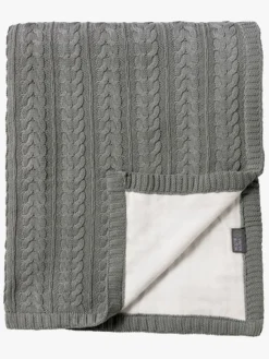 Vinter & Bloom Cotton Cuddly EKO Tæppe, Misty Grey
