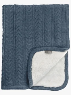 Vinter & Bloom Tæppe Cuddly, Storm Blue