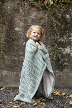 Vinter & Bloom Tæppe Cuddly, Sage Green