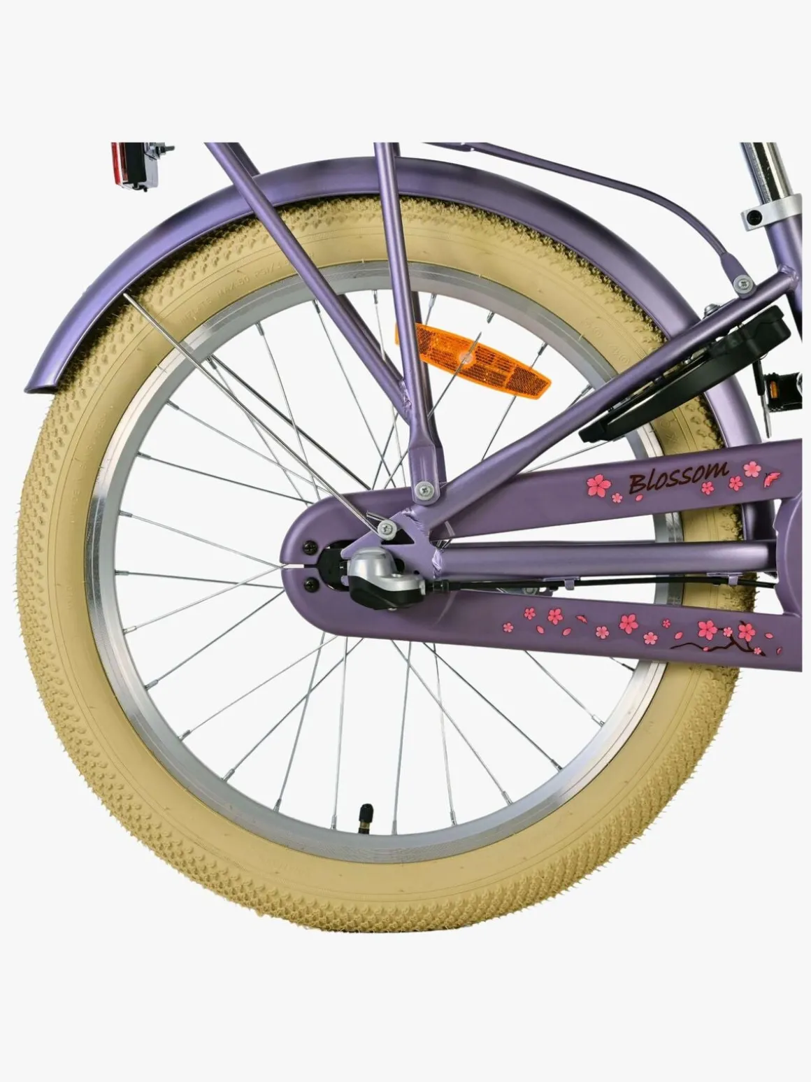 Volare Blossom Cykel 3 Gear 20 Tommer, Lilla