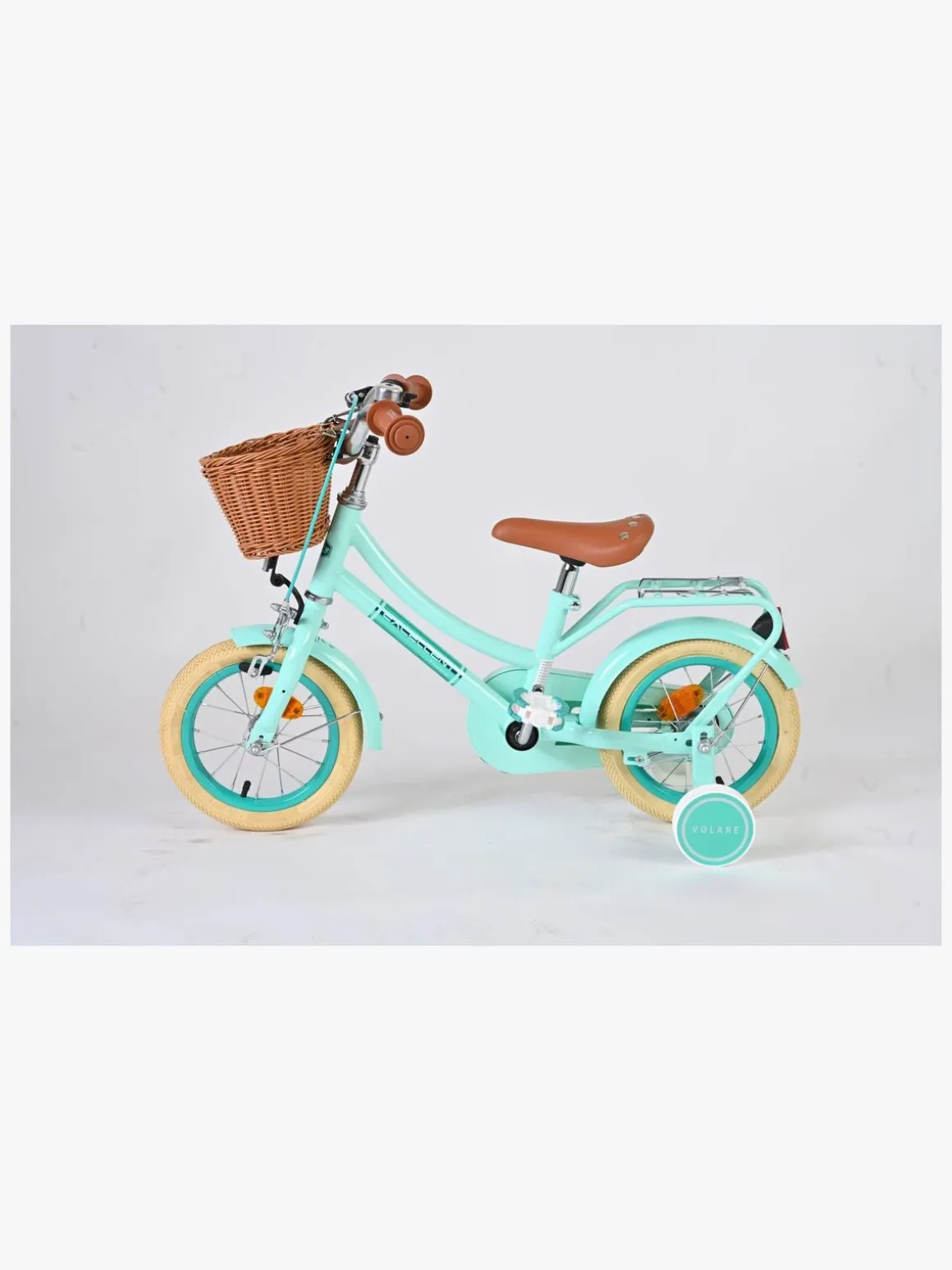 Volare Excellent Cykel med Kurv 12 Tommer, Grøn