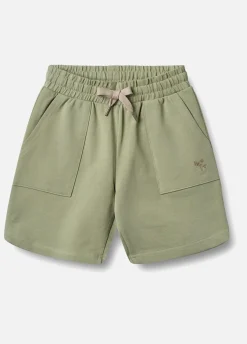 Wheat Elmo Shorts, Green Tea