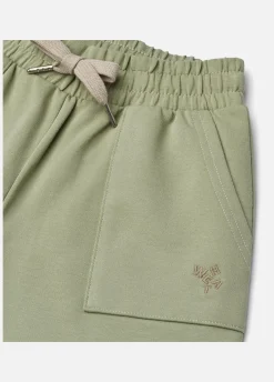 Wheat Elmo Shorts, Green Tea