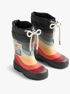 Wheat Forede Gummistøvler, Rainbow Waves