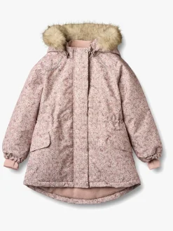 Wheat Mathilde Vinterjakke, Rose Dust Flowers