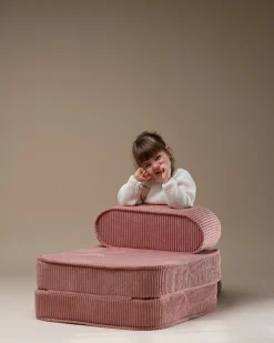 Wigiwama Flip Foldbar Stol 150x60 cm, Pink Mousse