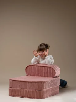 Wigiwama Flip Foldbar Stol 150x60 cm, Pink Mousse