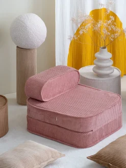 Wigiwama Flip Foldbar Stol 150x60 cm, Pink Mousse