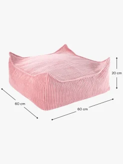 Wigiwama Kvadrat Puf, Pink Mousse