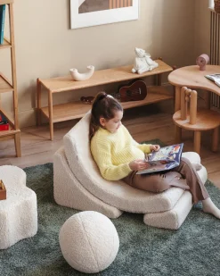 Wigiwama Måne Lænestol, Cream White