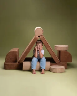 Wigiwama Play Bygbar Sofa 272x156 cm, Toffee