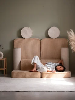 Wigiwama Play Bygbar Sofa 272x156 cm, Brown Sugar