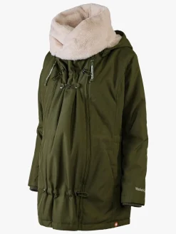 Wombat Graviditetsjakke, Grøn/Beige