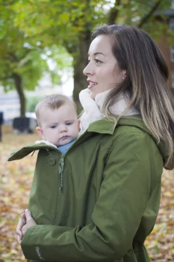 Wombat Graviditetsjakke, Grøn/Beige