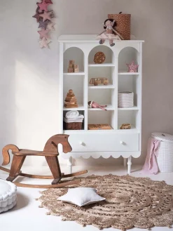 Wood Luck Babushka Reol, Hvid