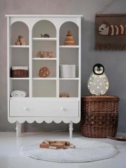 Wood Luck Babushka Reol, Hvid