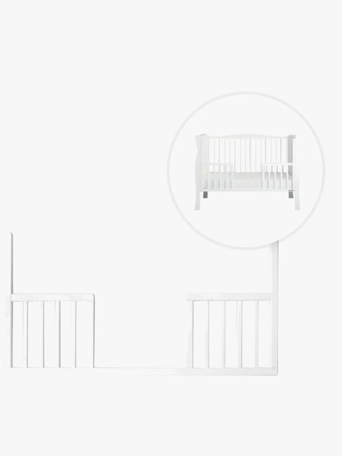 Woodies Noble Juniorlangside Tremmeseng, Hvid