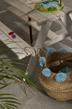 Woodlii Picnicbord m. Parasol, Hvid