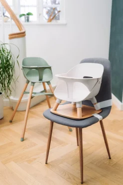 Ziza Barnesæde Bundplade, Natural/White